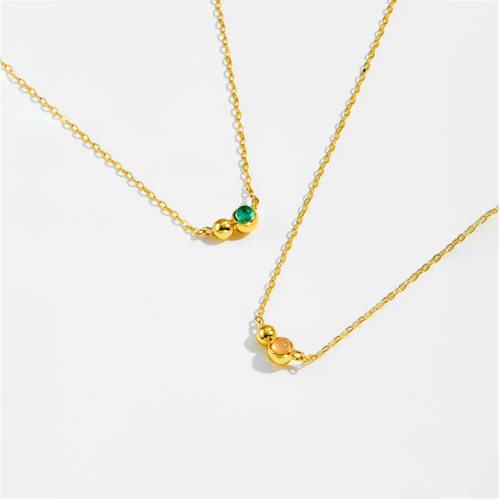 Collana Duora Verde Oro