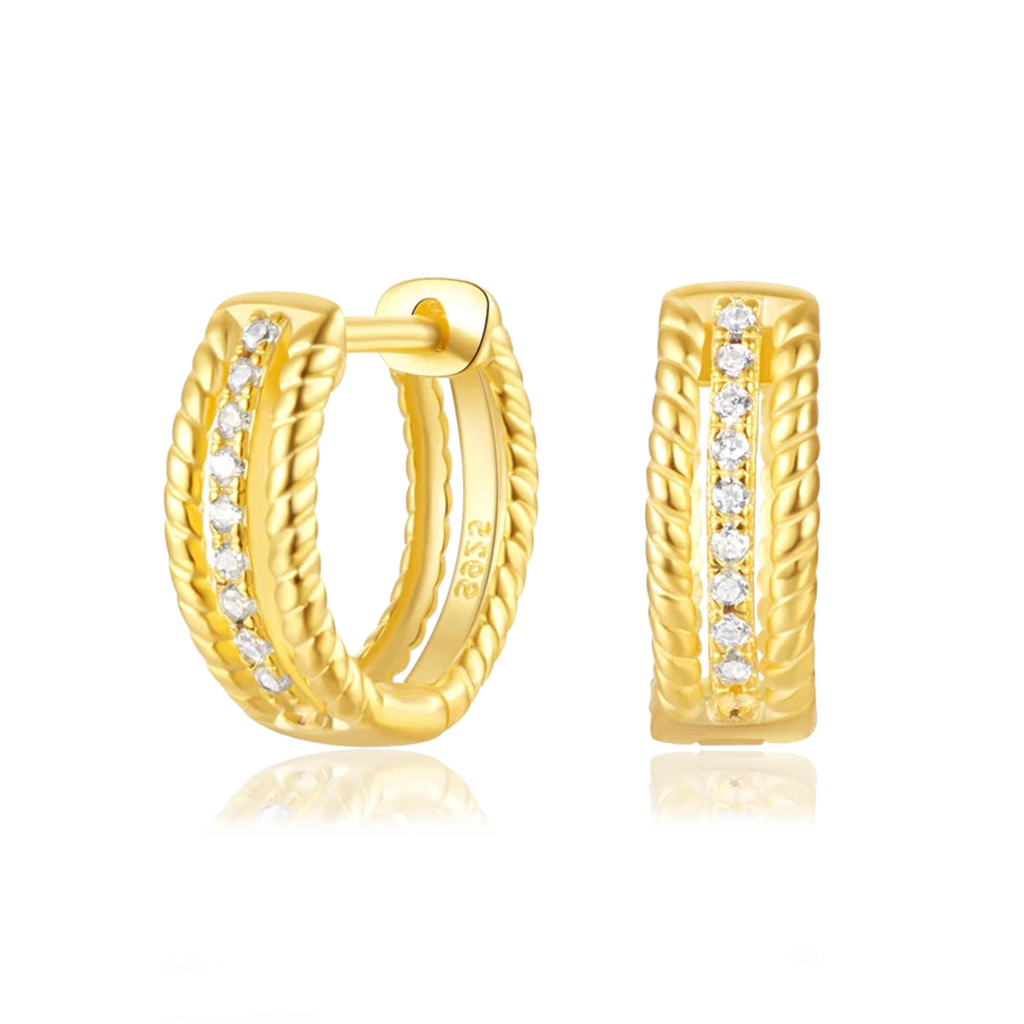 Axelia Gold Earrings