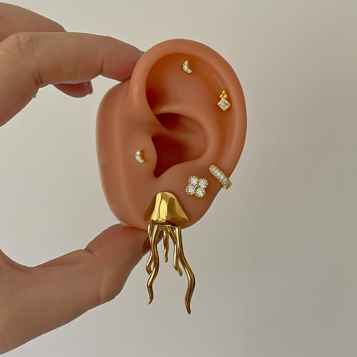 Stary Gold Earrings
