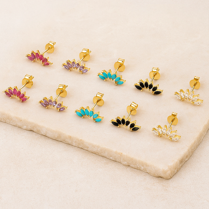 Tabita White Earrings 