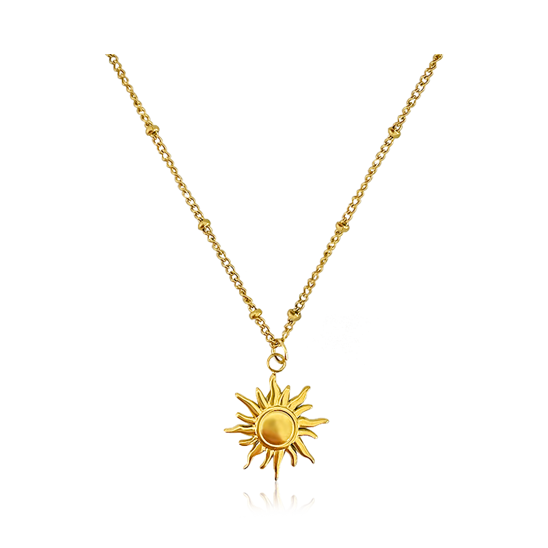Gold Sun Necklace
