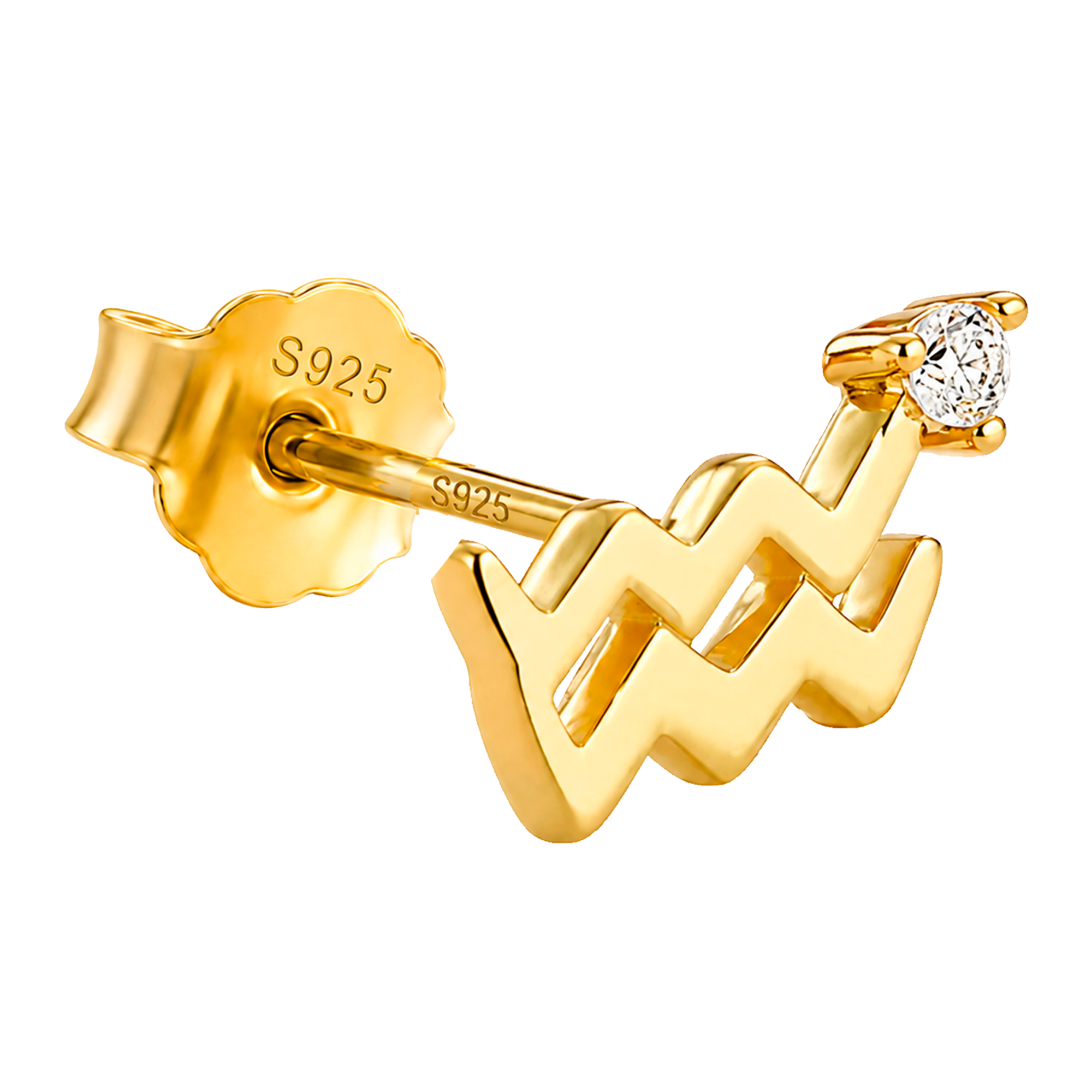 Orecchino Mini Zodiaco Oro