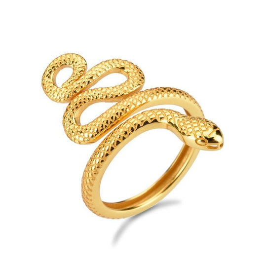 Anillo Big Snake Oro - CLUM