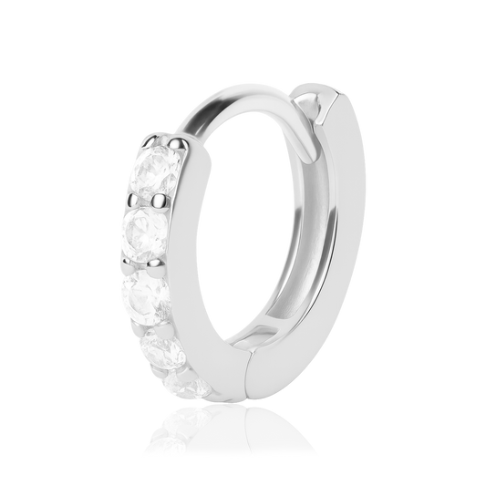 Aro Mini Blanco Plata - 6mm