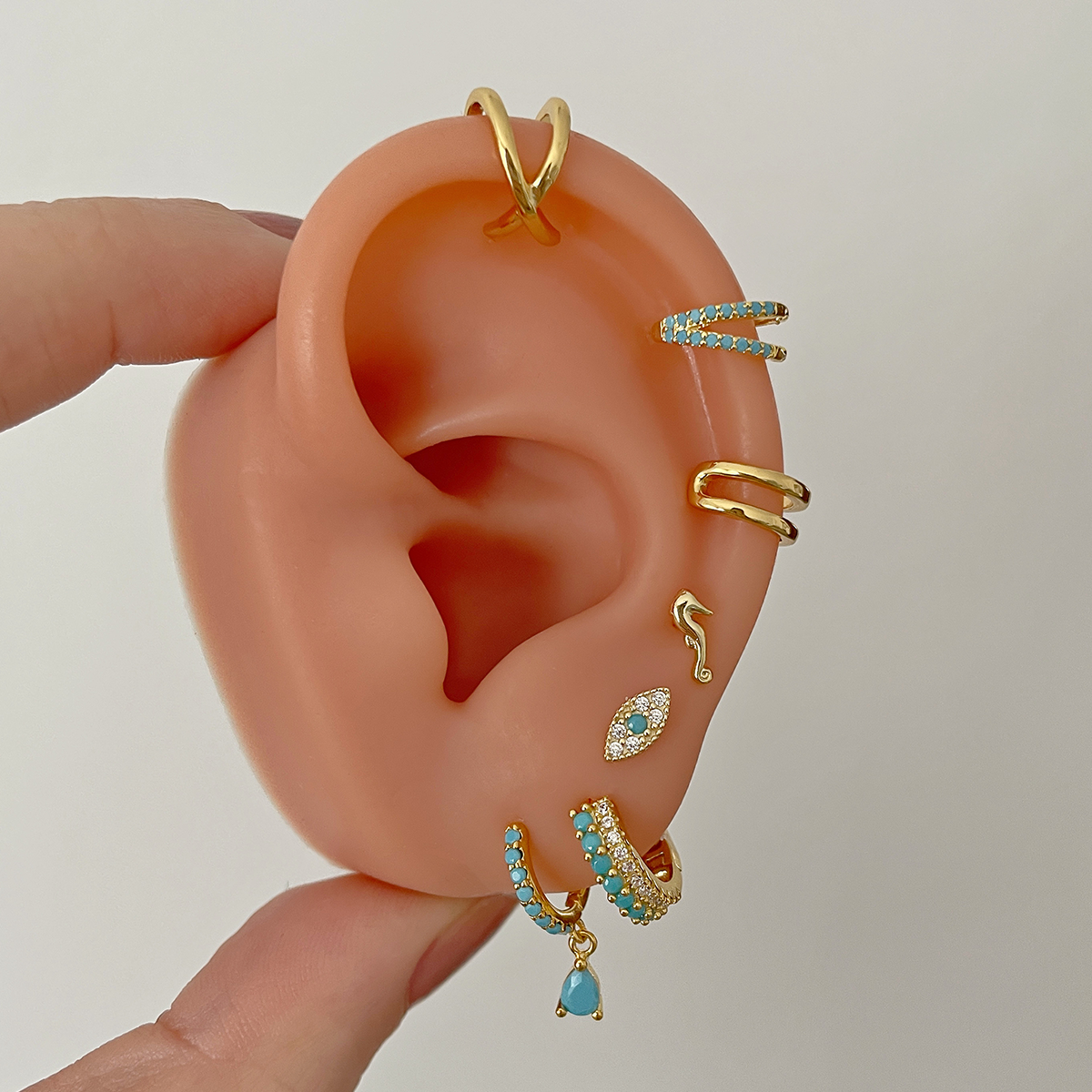 Mini Seahorse Earring