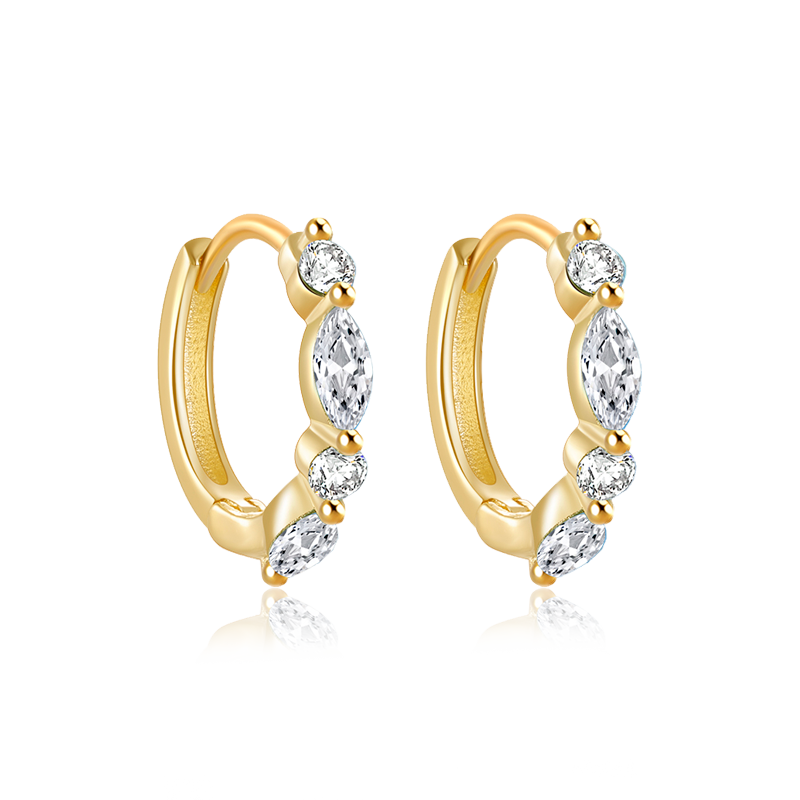 Axelia Gold Earrings