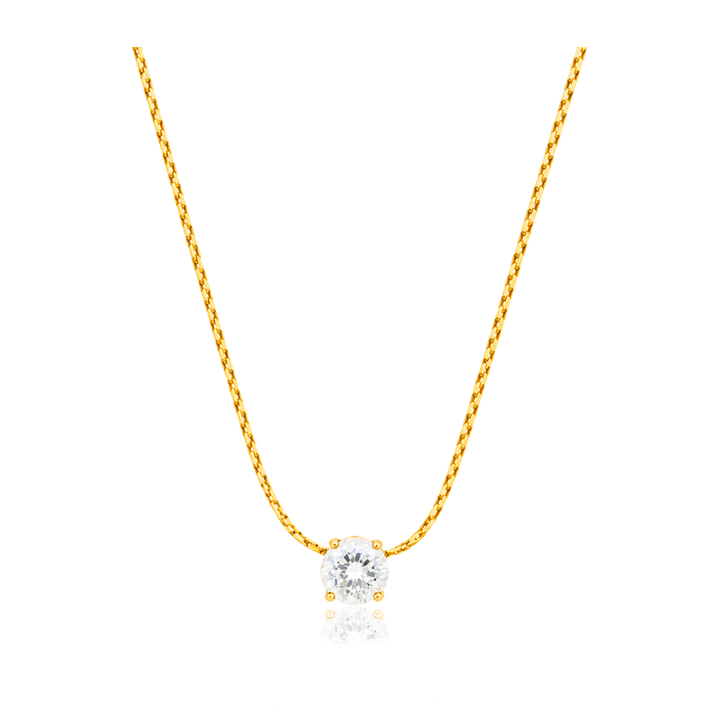 Collar Pure Blanco Oro