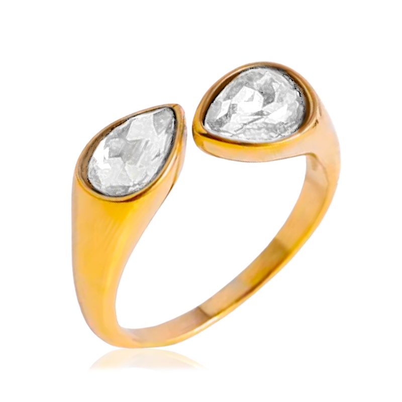 Anillo Dualia Blanco Oro
