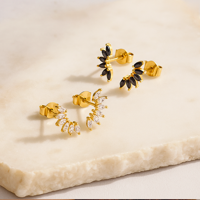 Tabita White Earrings 