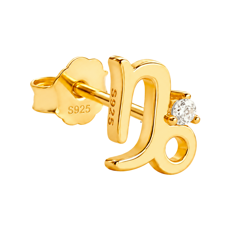 Gold Eyelashes Earring