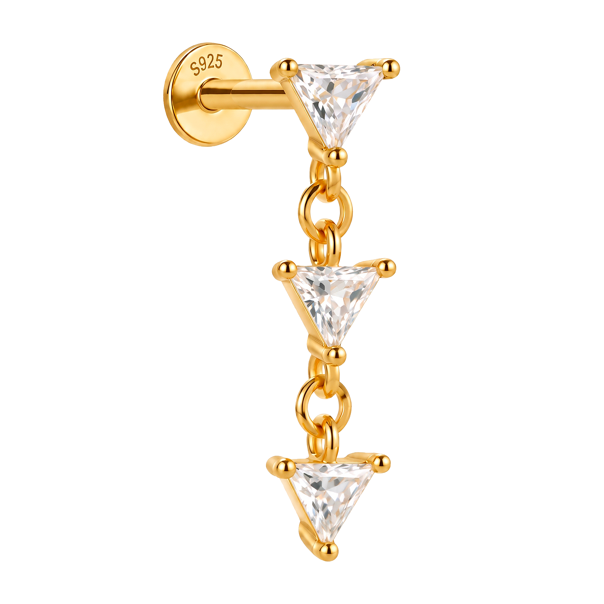 Pendiente Triangle Cascade Oro