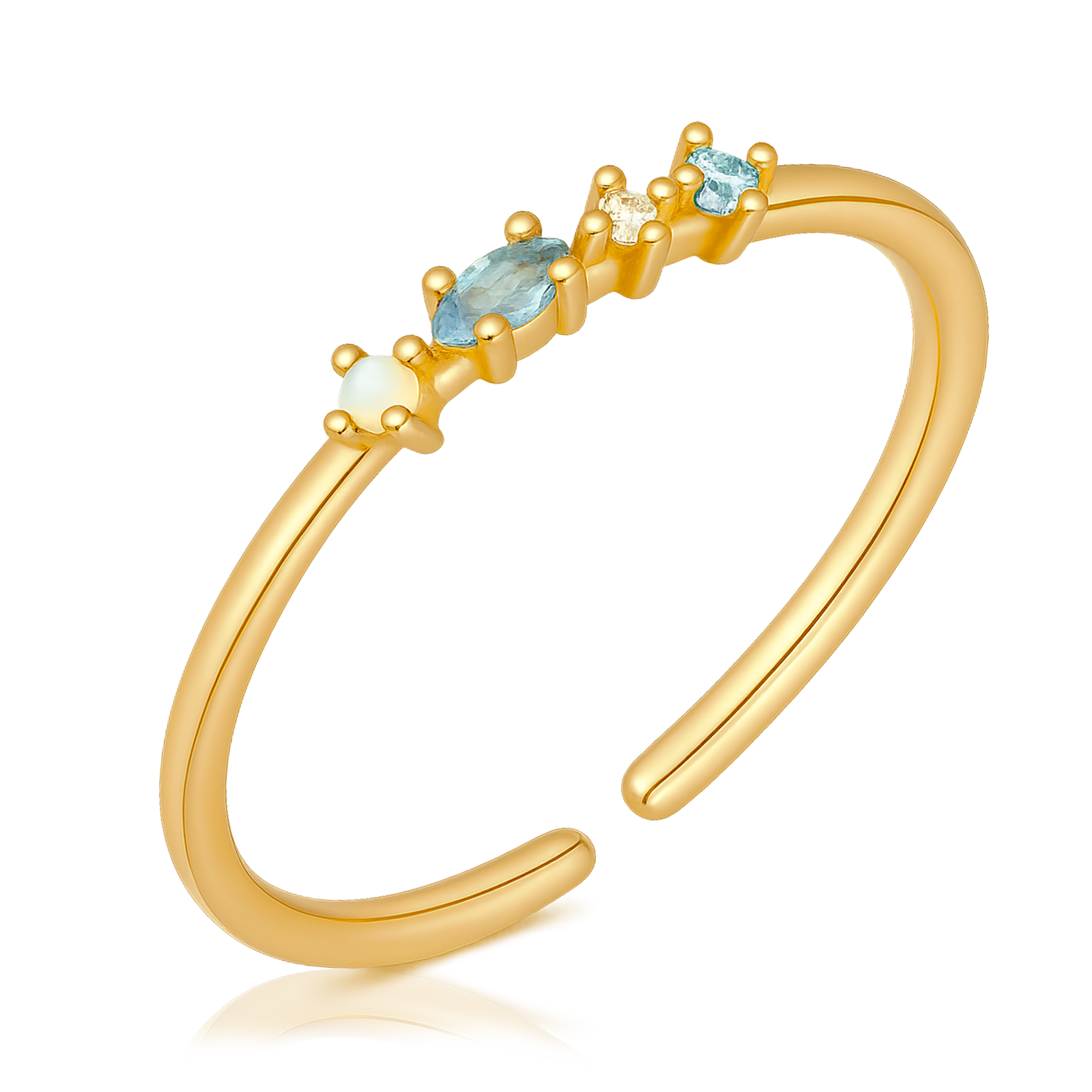 Blue Minerva ring 