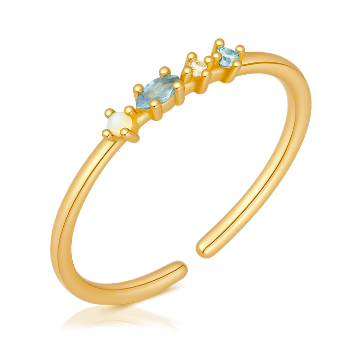 Blue Minerva ring 