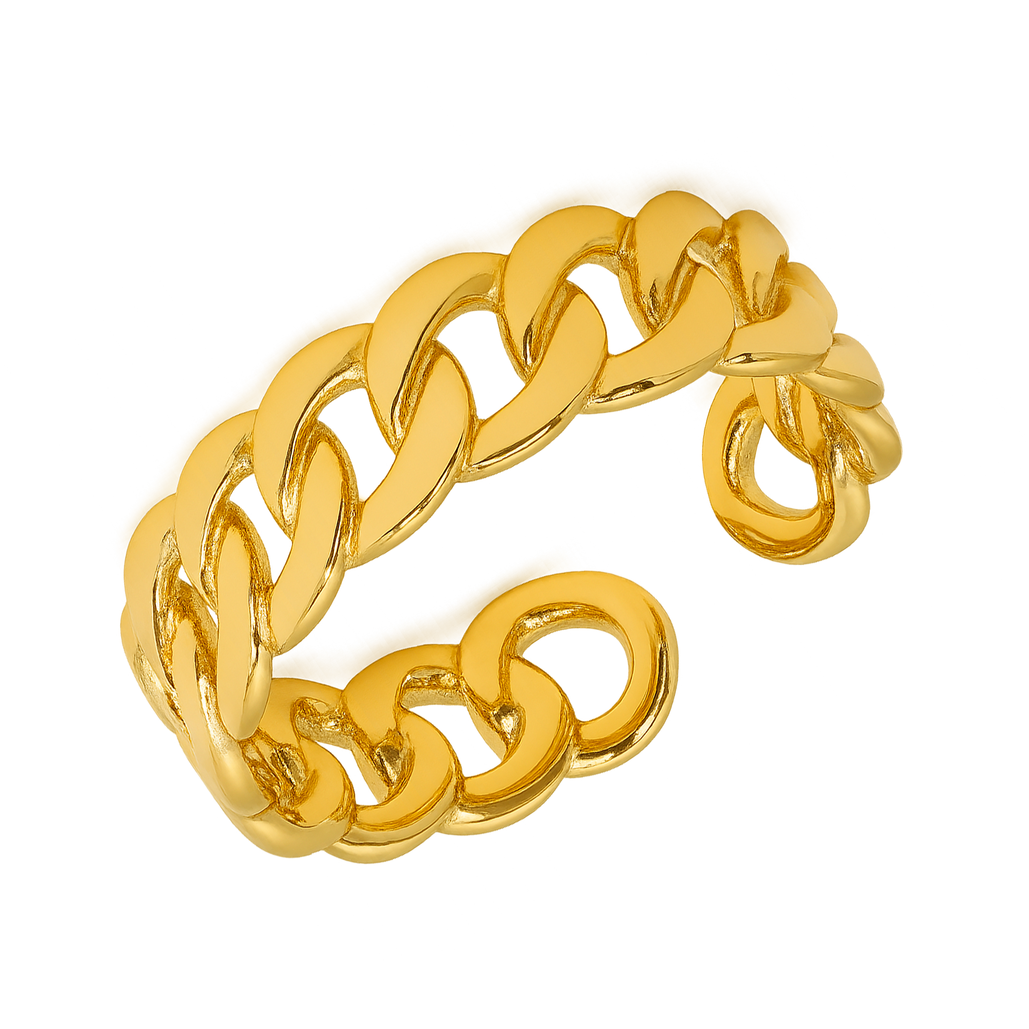 Gold Chain Ring 