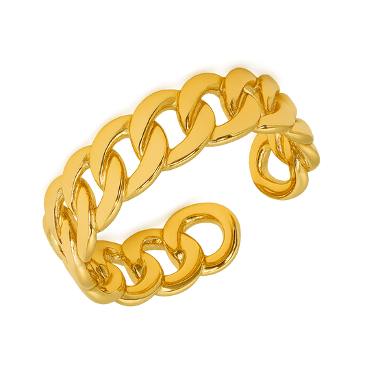 Gold Chain Ring 