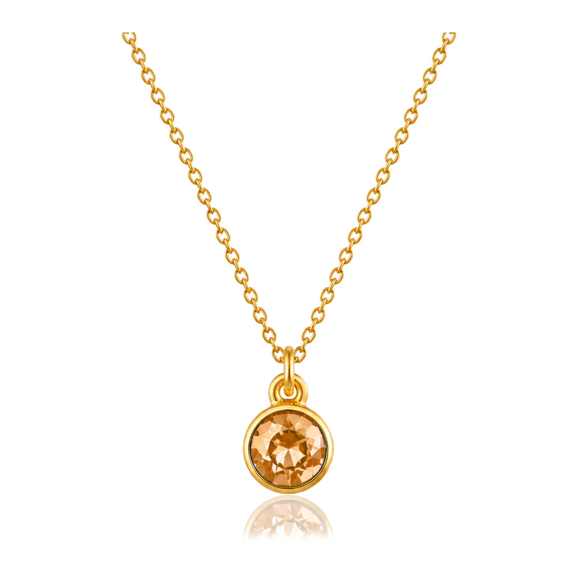 Collar Champagne Dot Oro