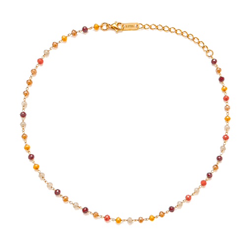 Choker Beads Sunset Oro