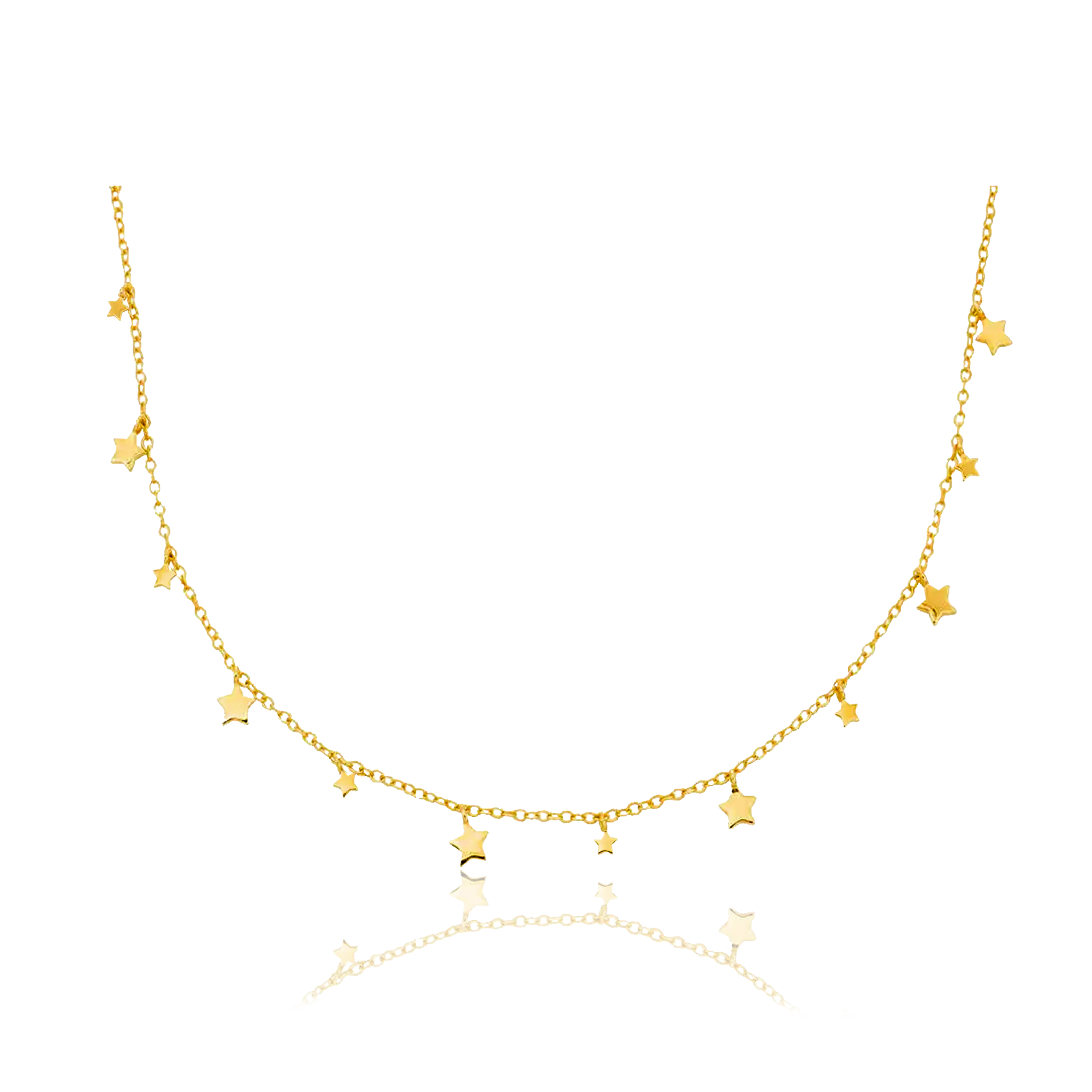 Choker Estrellitas Oro