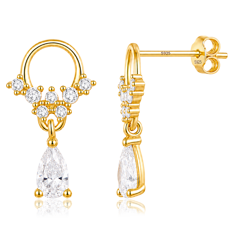 Stary Gold Earrings