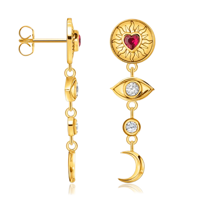 Pendientes Astreya Oro