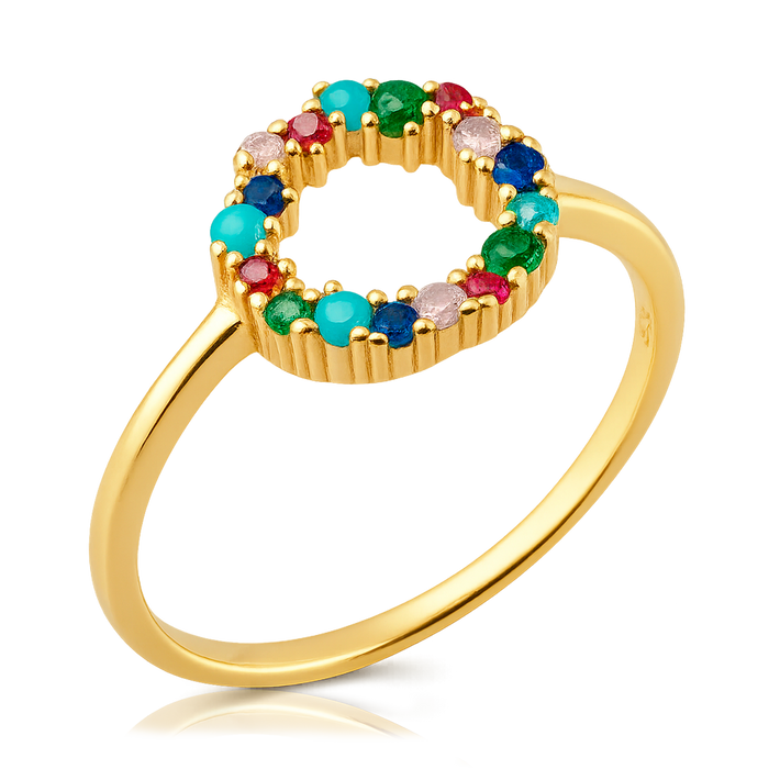 Anillo Colorful Doli Oro