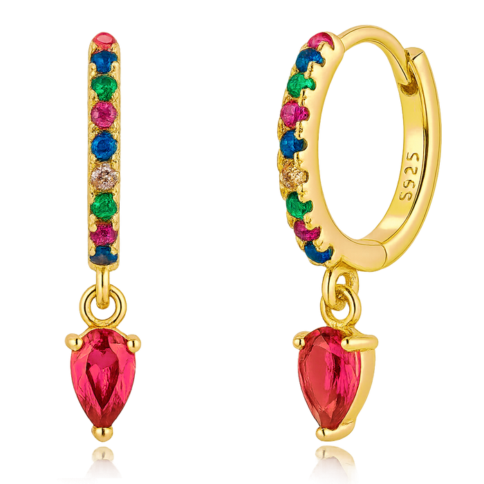 Orecchini Colorful Pink Oro