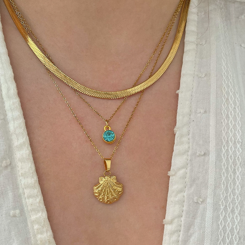 Collana Turchese Punto Oro