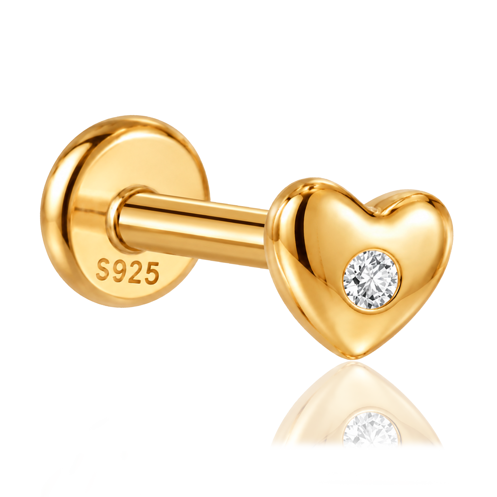Pendiente Love Dot Oro