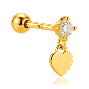Pendiente Amour Oro