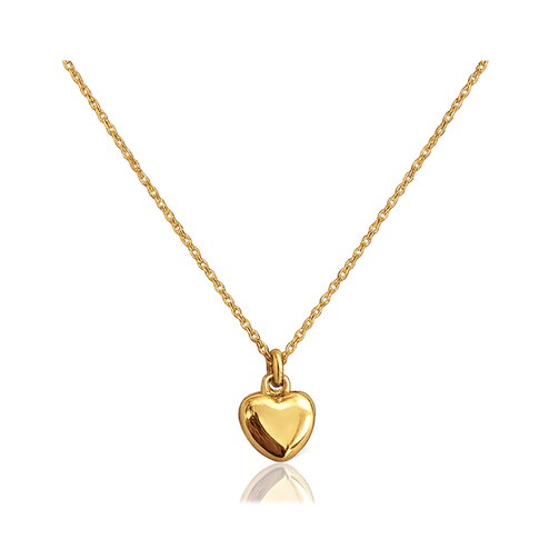 Collar 3D Mini Heart Oro