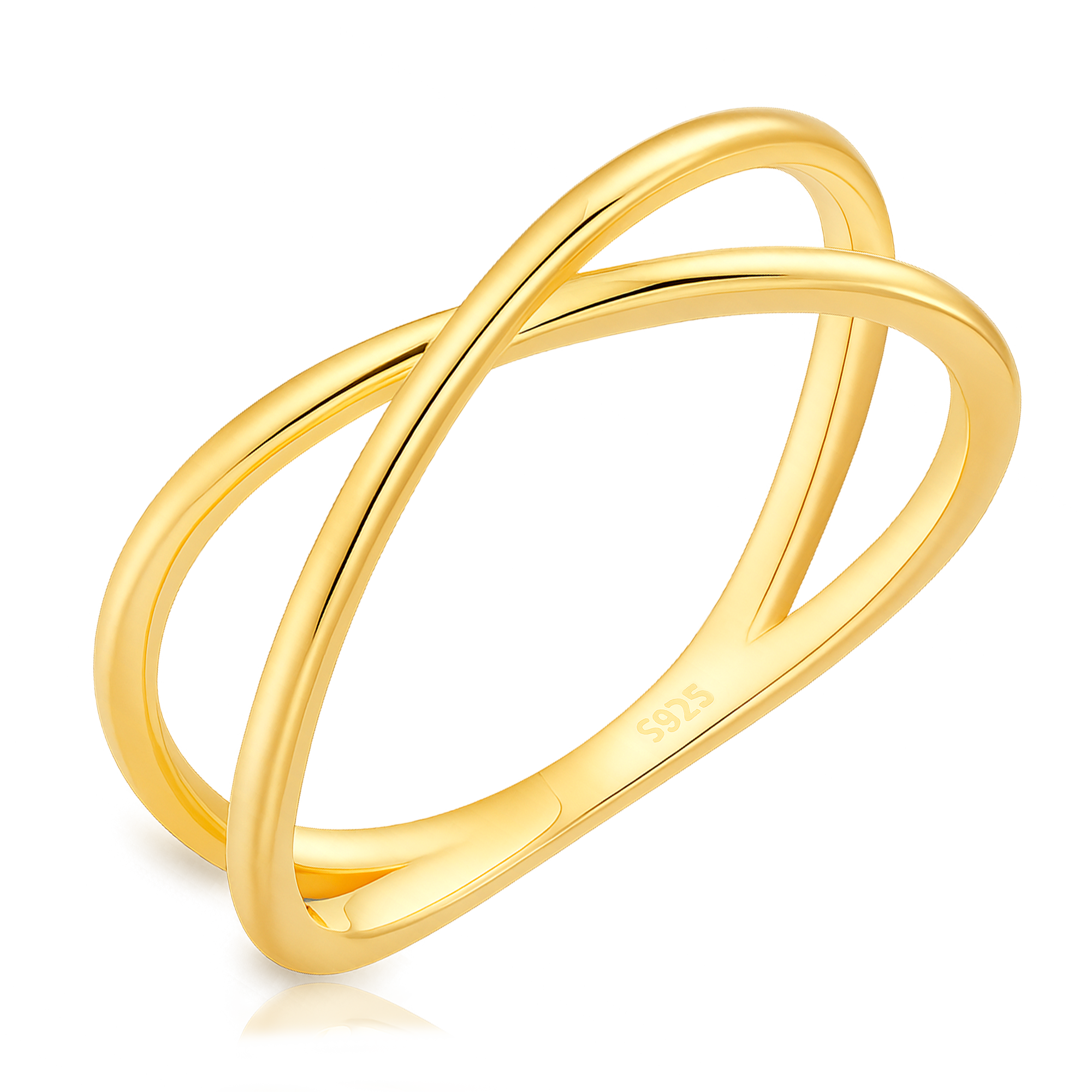 Anillo Cruzado Oro