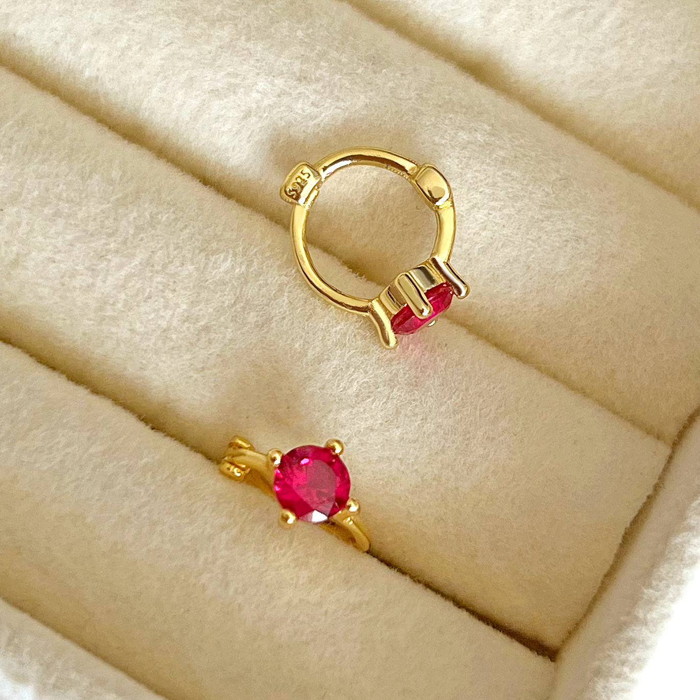 Aro Mini Sirka Rosa Oro