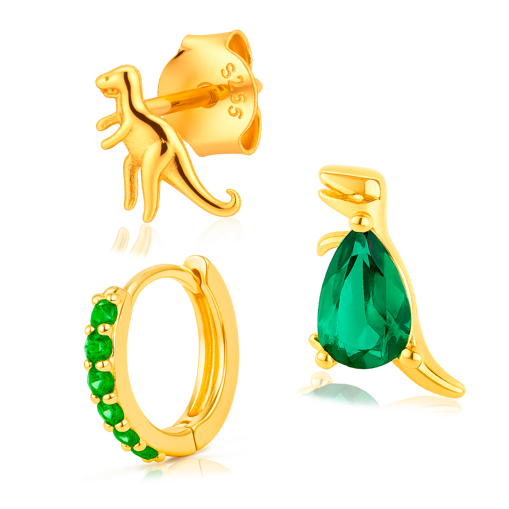 Set Green T-Rex Oro