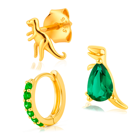 Set Green T-Rex Oro