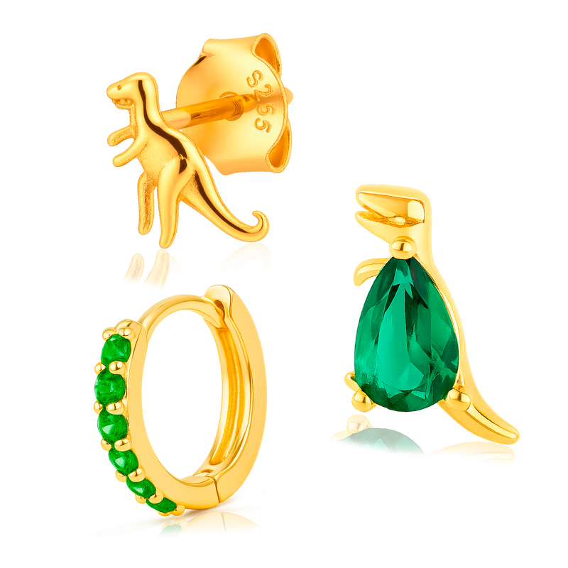 Set Green T-Rex Oro