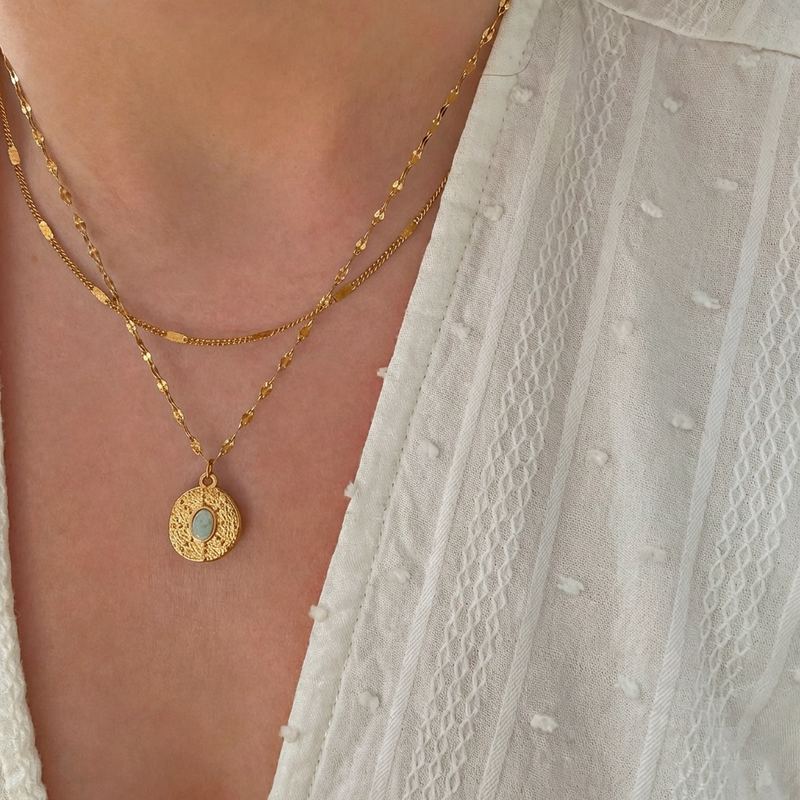 Gold Sun Necklace