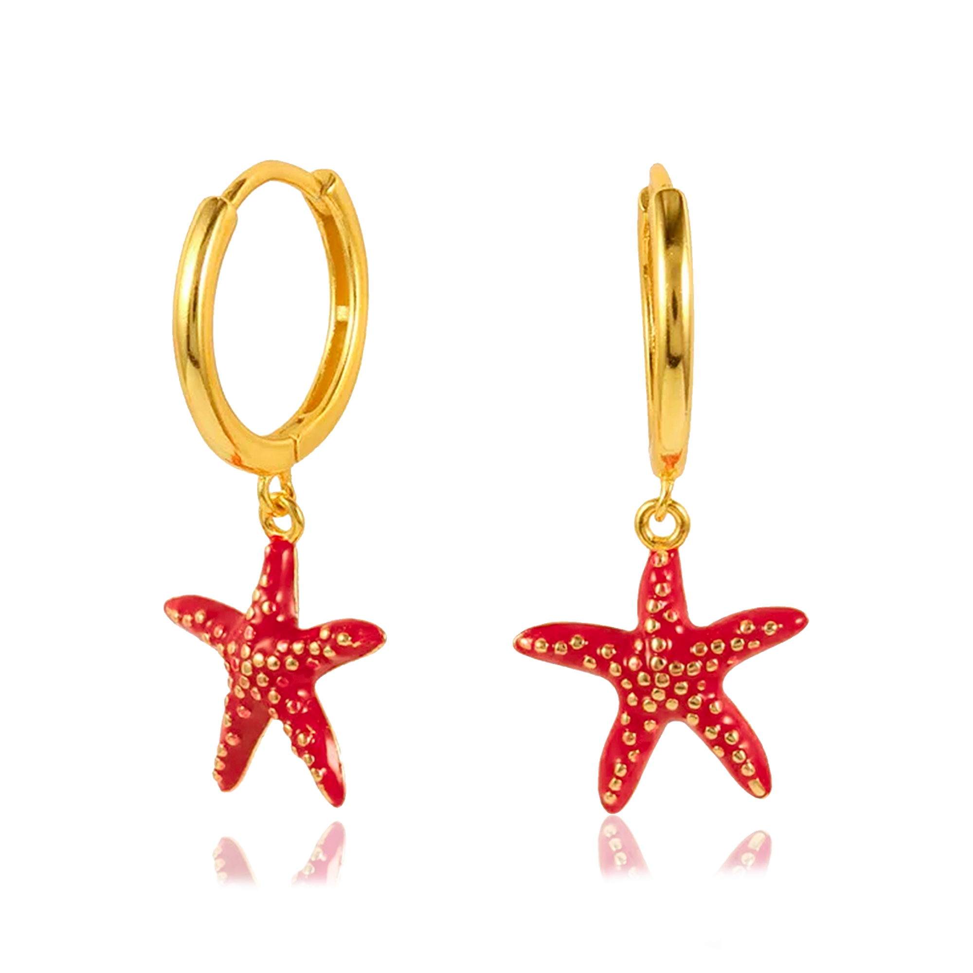 Ayla Colorful Gold Earrings