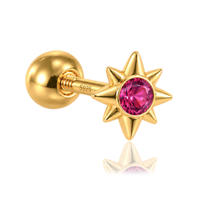 Pendiente Stella Rosa Oro