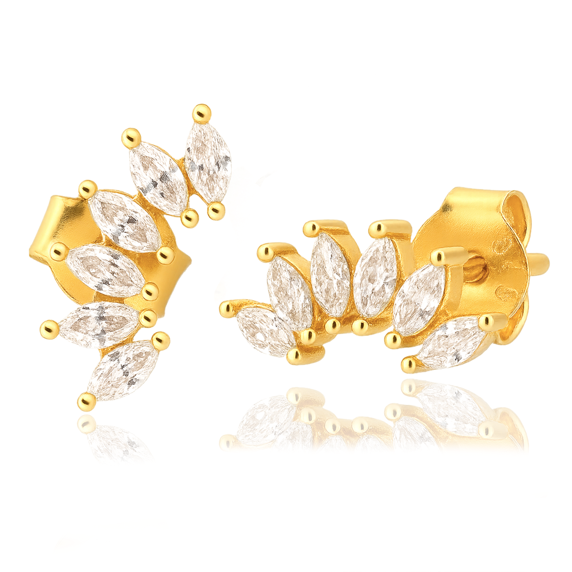 Tabita White Earrings 