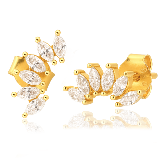 Tabita White Earrings 