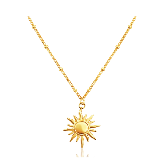 Gold Sun Necklace