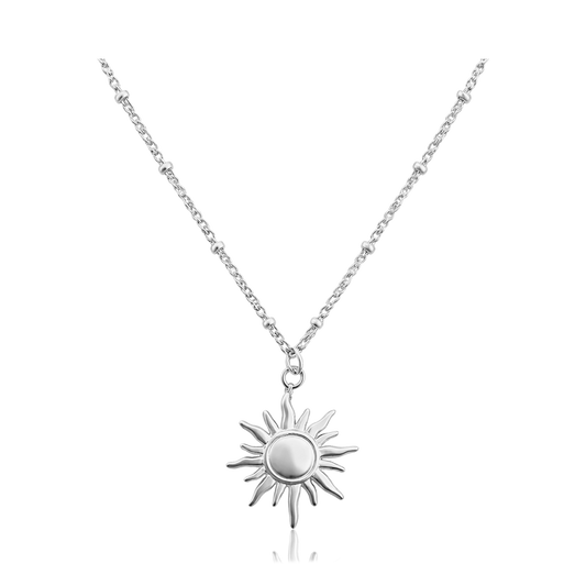 Collier Mini Sole Palline Argento