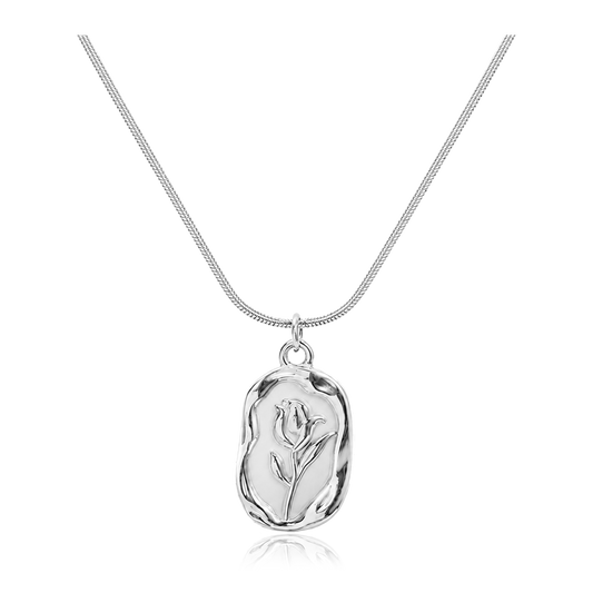 Collar Tulipán Plata