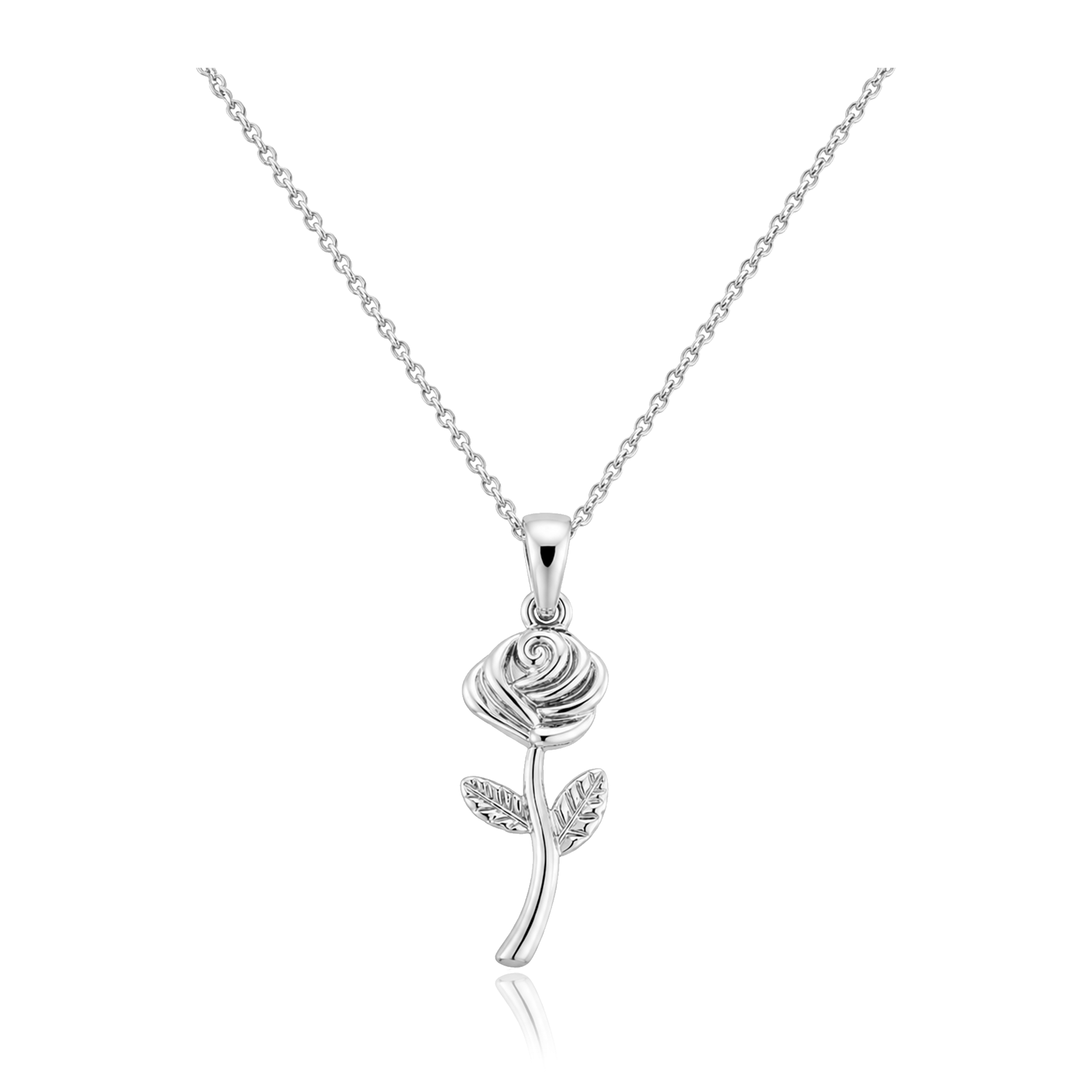 Collar Rose Plata