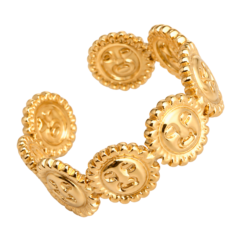 Anello Sole a Sole Oro