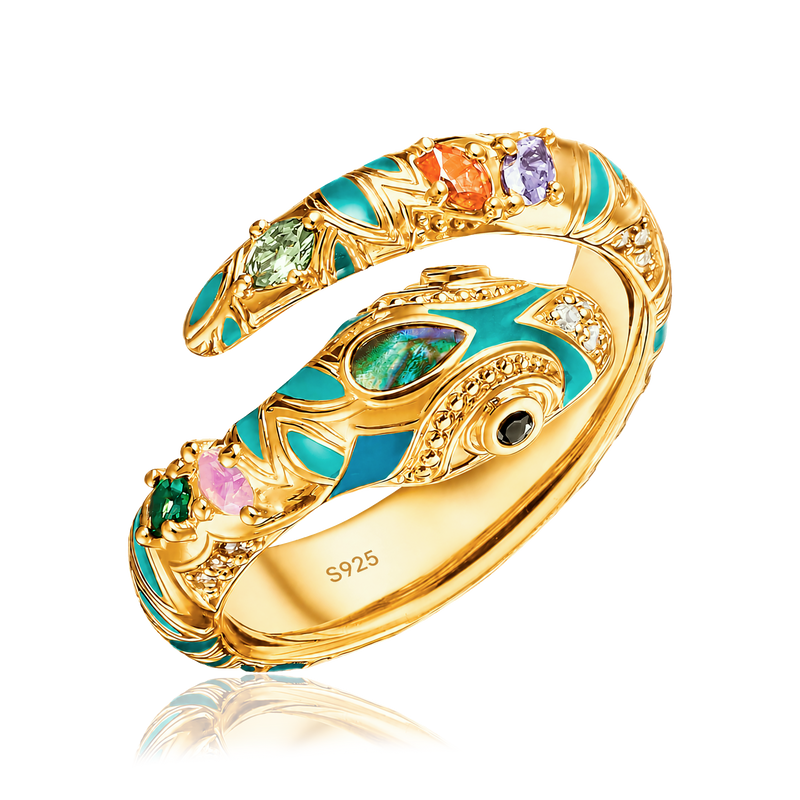 Anillo Colorful Nagira Oro