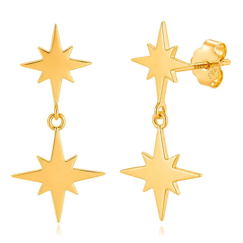 Axelia Gold Earrings