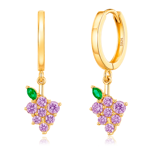 Aros Uvas Oro