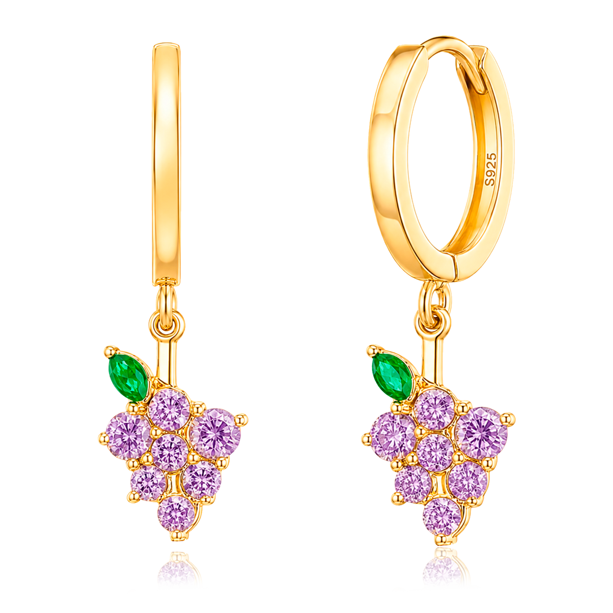 Orecchini Uva Oro