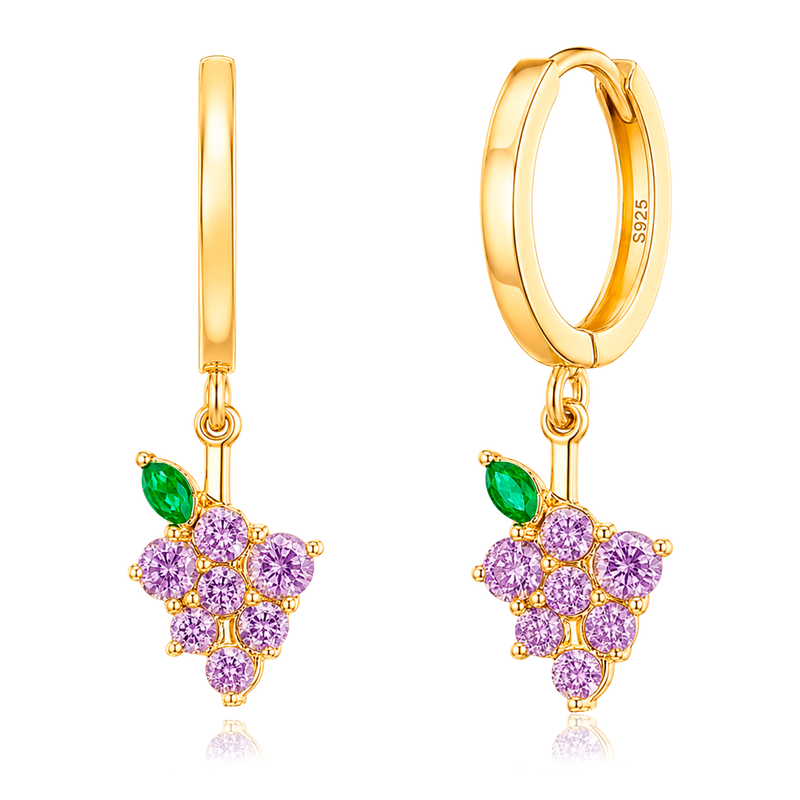 Grapes earrings